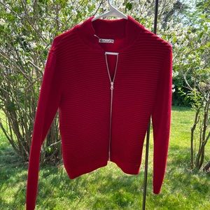 Art & CIA red sweater with zipper from Brazil large